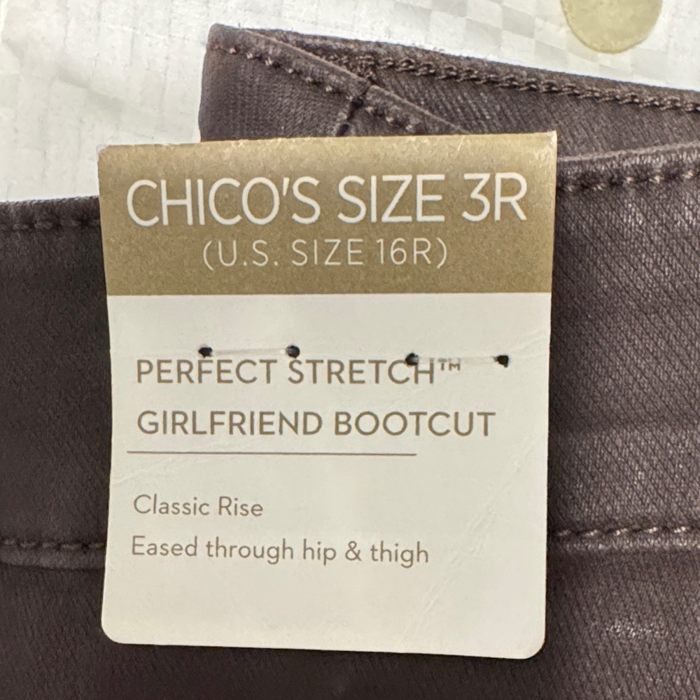 Chico's chocolate brown Pants - Picture 2 of 4